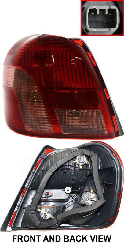 Tail light brake lamp rear assembly pair set driver & passenger sides (qty 2)