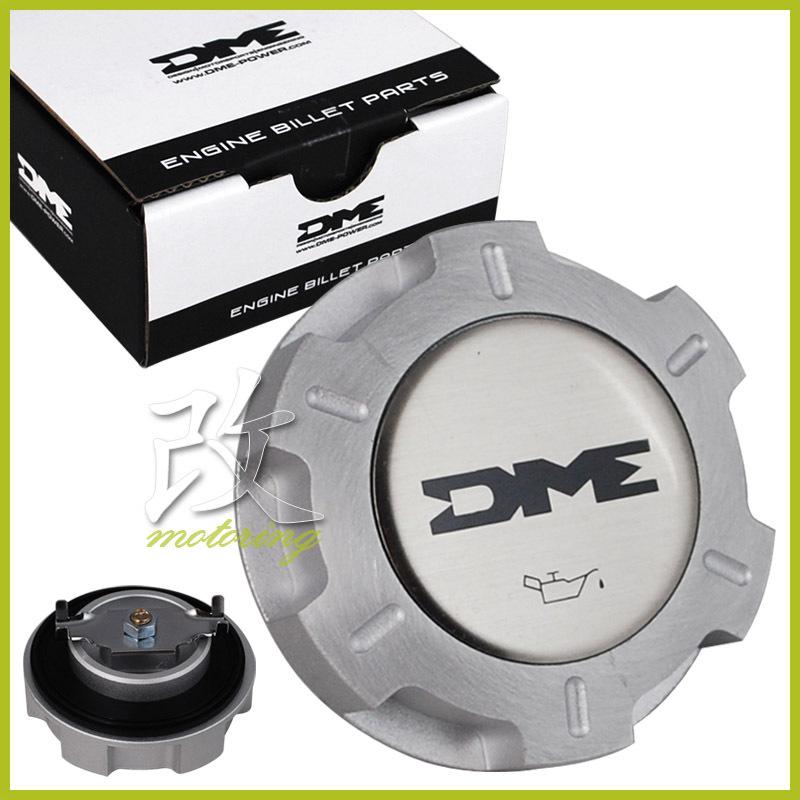 Dme silver aluminum oil cap mitsubishi 3000gt cordia diamante eclipse endeavor