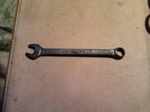 3/8" snap-on combination end wrench