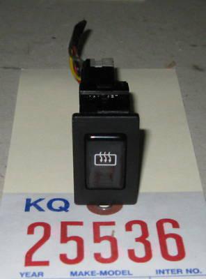 Isuzu 95 rodeo rear window defogger/defroster switch 1995