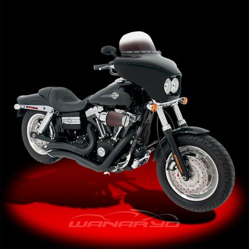 Memphis shades hd memphis shades batwing fairing, for 08-newer harley fat bob