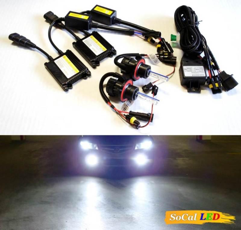 New h13 6000k crystal white 35w bi-xenon h/l hid kit digital slim ballasts s0