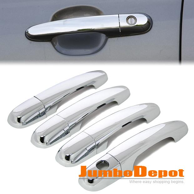 Triple chrome side door handle cover trim brand new for 2005-2010 kia sportage