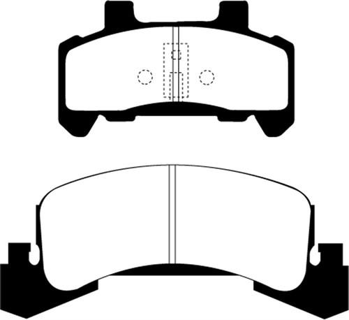 Ebc brakes dp41173r yellowstuff street and track brake pads