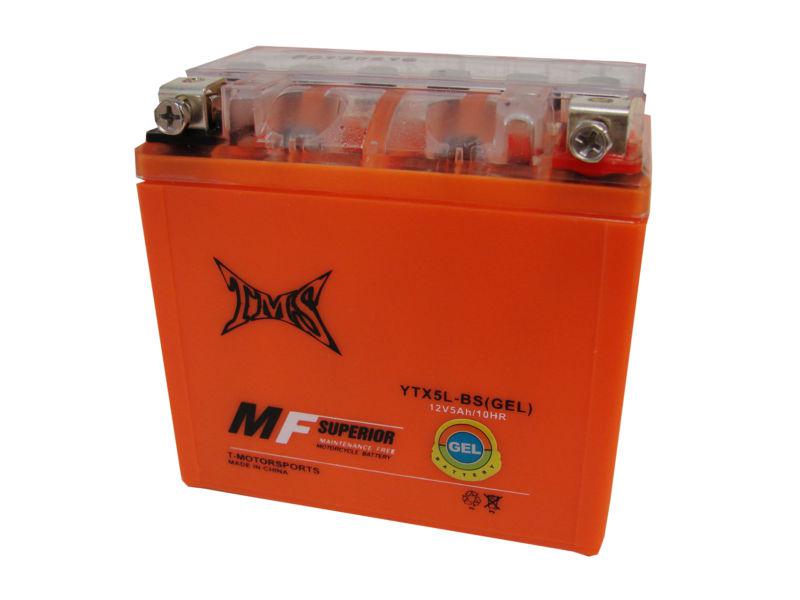 Ytx5l-bs battery for beamer suzuki lt80 quadsport ktm 520 xc sx elite vino zuma