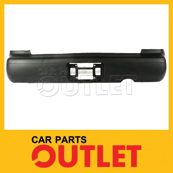 1995 1996 nissan maxima rear bumper raw matte black plastic smooth cover gxe gle