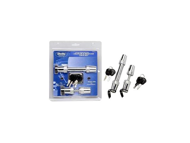 Hitch pin & coupler lock set - 1/2"