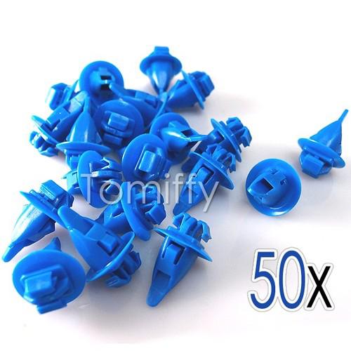 50x set toyota fender wheel flare moulding clips panel nylon retainer90904-67036