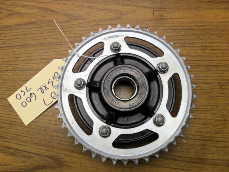 06 07 suzuki gsxr600 gsxr750 gsxr 600 750 rear back sprocket & carrier hub drum