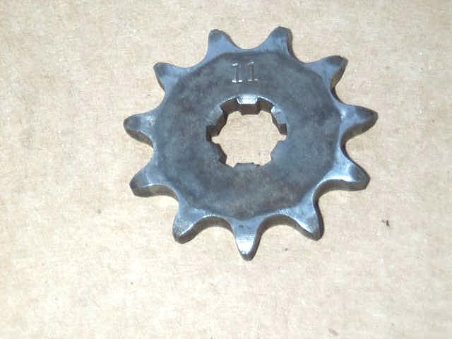 2001 suzuki jr50 11 tooth front sprocket engine counter shaft jr 50 1985-2006