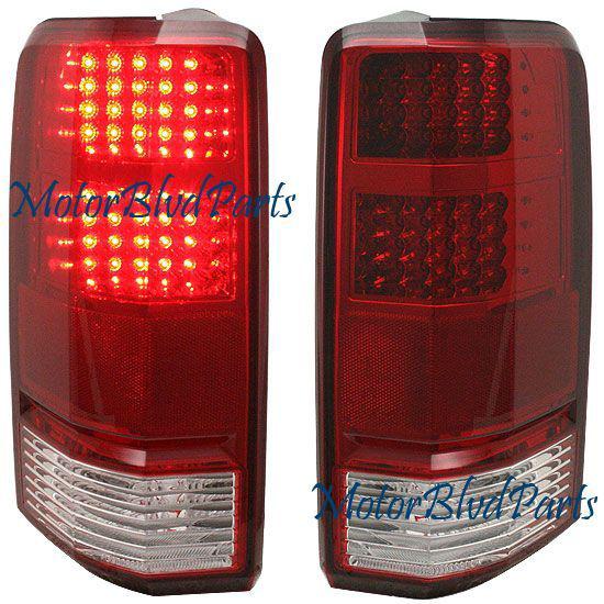 07-10 nitro led tail lamps rear brake lights pair