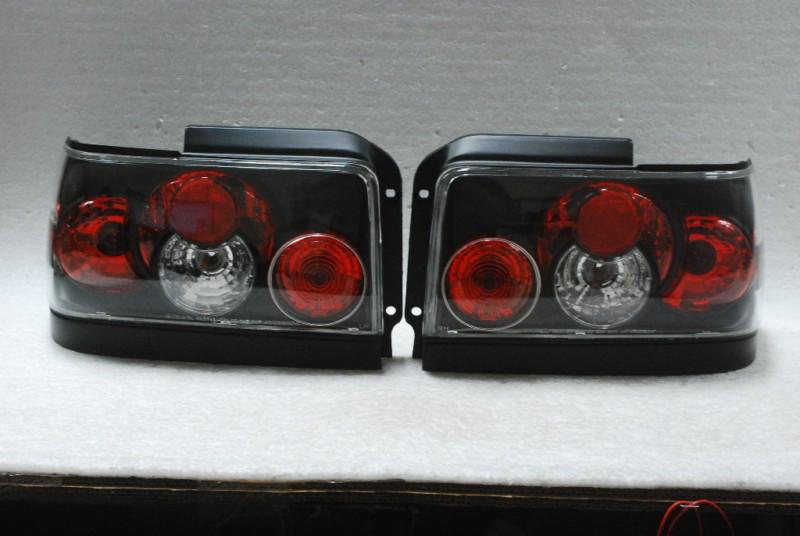 93-95 toyota corolla jdm altezza black tail brake lights lamps left+right