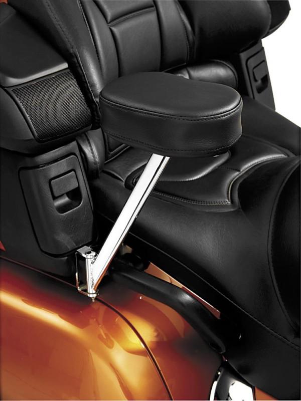 Show chrome passenger armrests - black  2-477