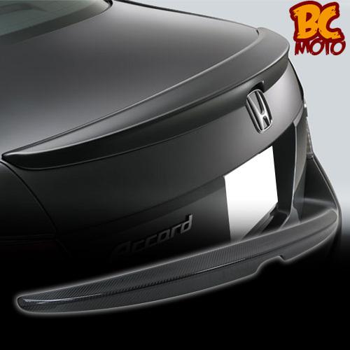 Carbon fiber honda accord 4d sedan boot trunk spoiler new 08 11 ▼