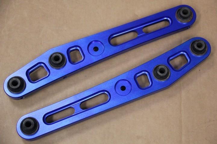 Blue rear lower control arm suspension kit 88-95 civic crx 88-91 integra 90-93