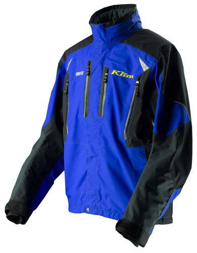 2013 klim men's storm gore-tex snowmobile parka jacket blue medium