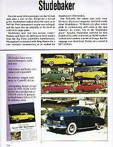 1949 studebaker article - must see !! champion regal deluxe + champion starlight