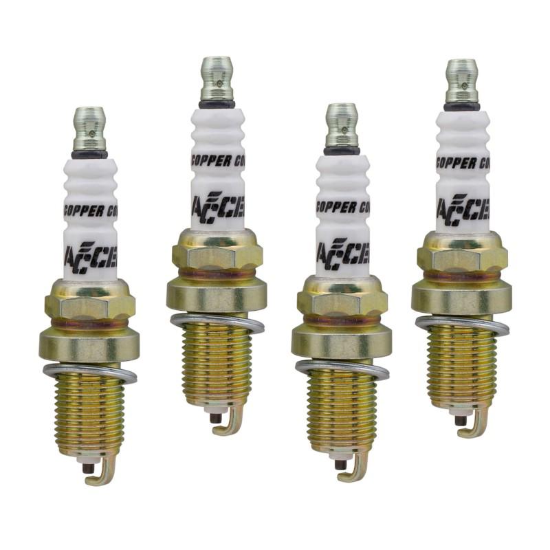 Accel 0414s-4 u-groove spark plug; header plug