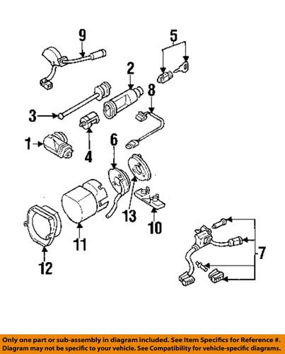 Mercedes-benz-mb oem 1295450204 ignition starter switch/switch, ignition starter