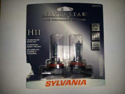 Sylvania silverstar h11 st/2 headlights lamps bulbs 