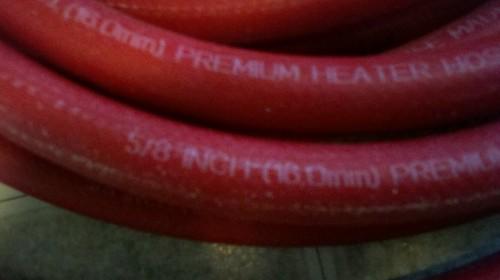 Firewall  > premium heater hose red  > made in u.s.a. 5/8"