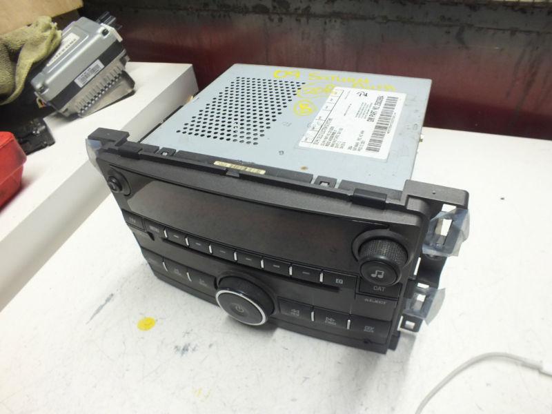 2009 saturn aura cd radio 25833954 oem b