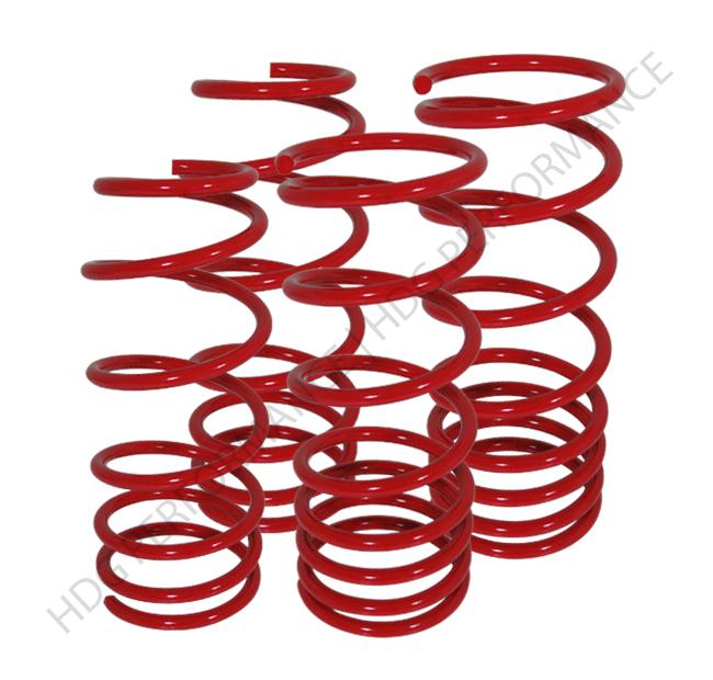 84-87 toyota corolla ae86 trueno red lowering spring coiled 1.5" drop kit set