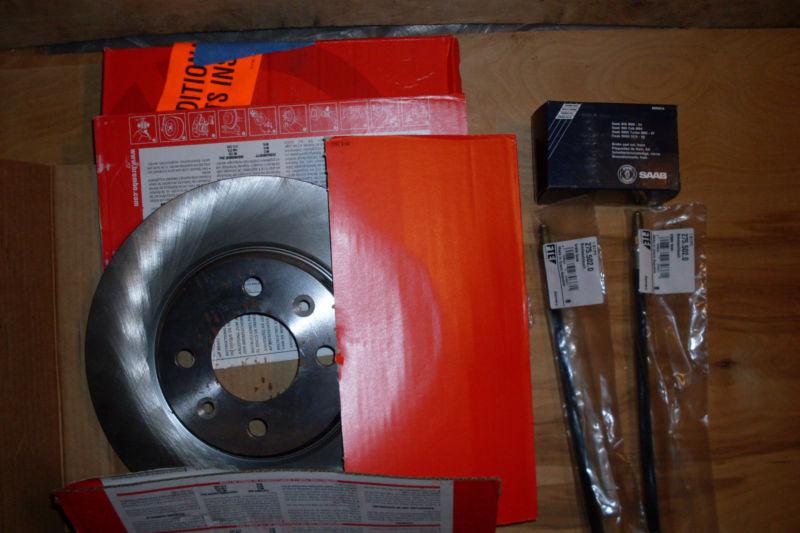 Classic saab 900 oem front brake kit - brand new