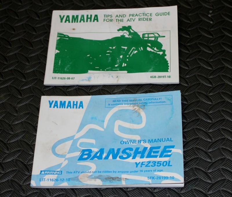 Yamaha banshee owners manual yfz350l + yamaha tips and rider guide