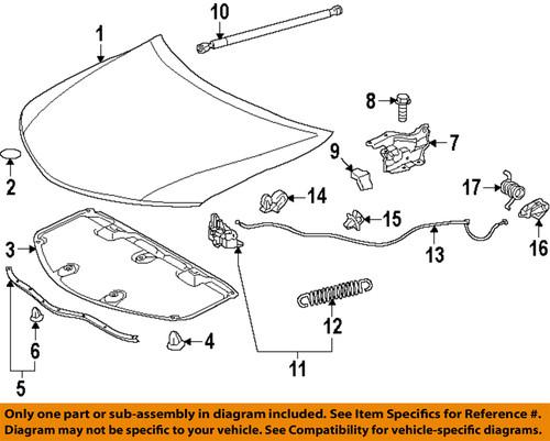 Toyota oem 5351006200 hood-latch assembly