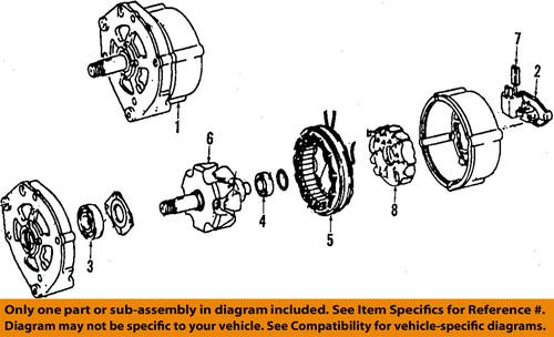 Volkswagen oem 038903018fx alternator/alternator/generator