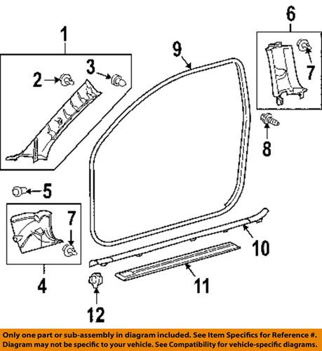 Scion oem 6792332050 interior-scuff plate clamp