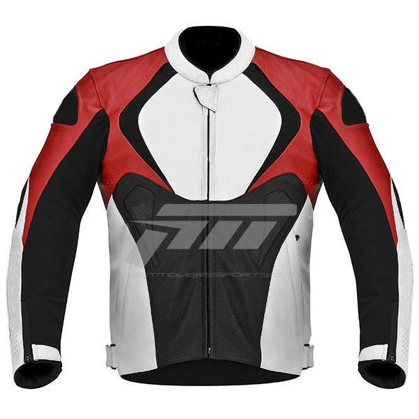 Motor bike racing leather jacket one piece 