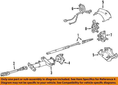 Gm oem 19179922 steering column-intermed shaft