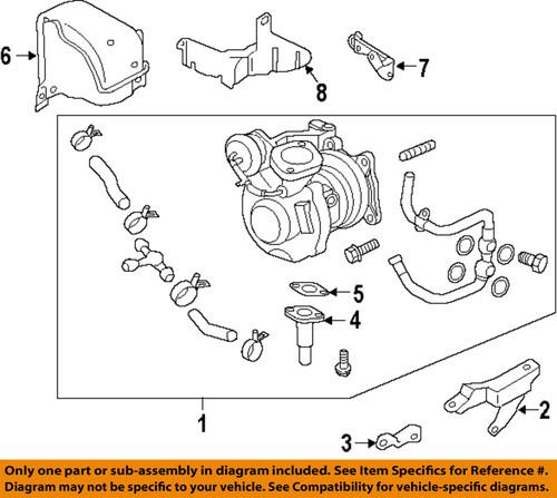 Subaru oem 14411aa800 turbocharger/turbocharger part/accessory