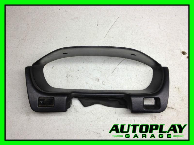 95-98 nissan 240sx gauge cluster bezel shroud plastic trim dimmer switch