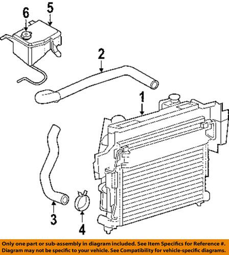 Jeep oem 5290720aa radiator-upper hose