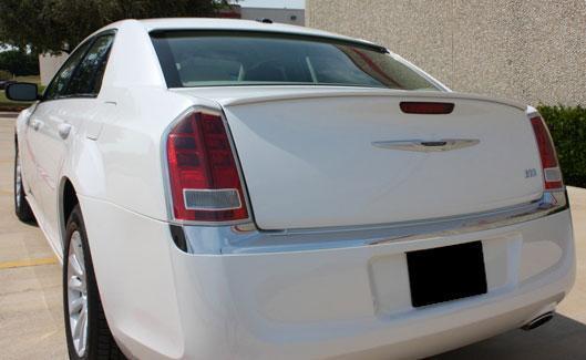 Unpainted 2011+ chrysler 300c 300 custom lip style spoiler