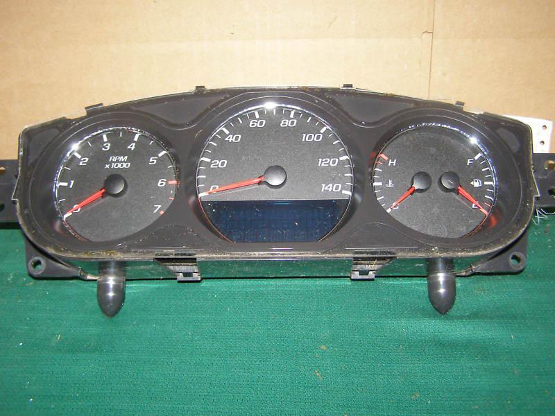 2007 chevy monte carlo speedometer cluster 