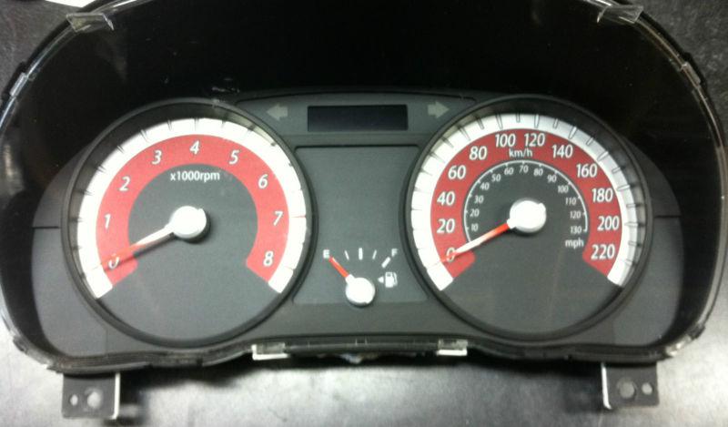 2010 2011 rio speedometer cluster oem 93,000km canadian kmh kph box 9d17/13