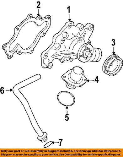 Ford oem 3c3z9j469aa water pump-connector seal