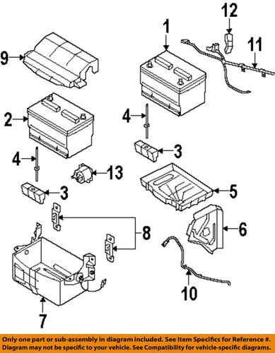 Ford oem 6c2z10756a battery-hold down