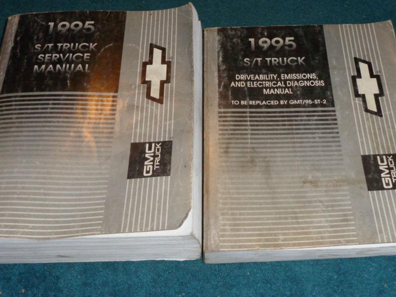 1995 chevrolet s10 / gmc s15 / early shop manual / originalpreliminary books!