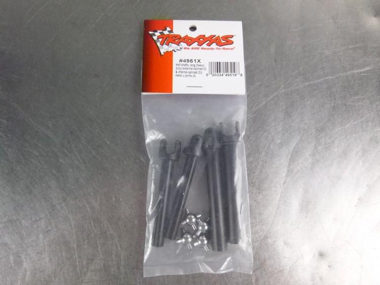 Traxxas driveshaft half shafts long for 1/10 scale t maxx, tra4951x