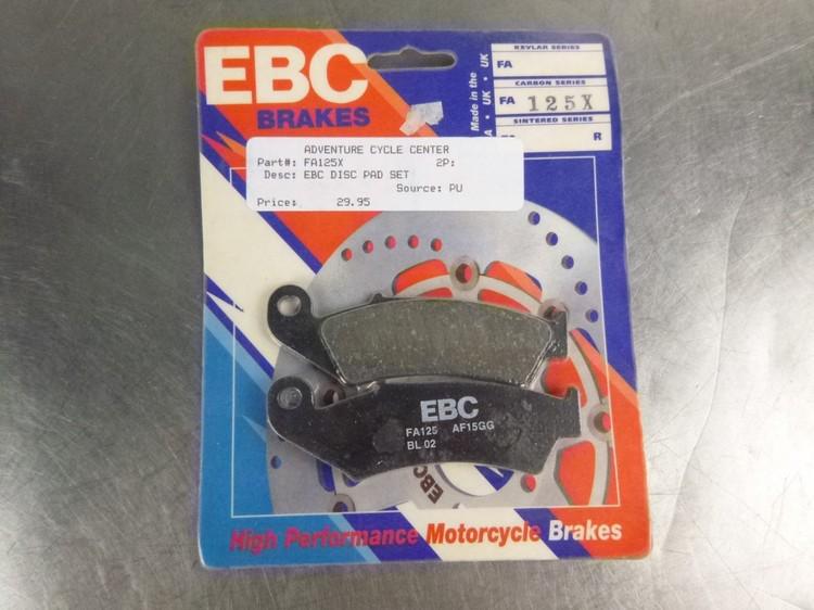 Ebc motorcycle brake pad ebc fa125x new