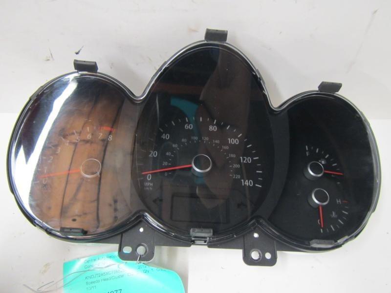 12 kia soul speedometer cluster mph 1.6l mt 120552