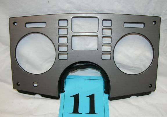 84-88 fiero gauge surround plastic trim panel  very nice