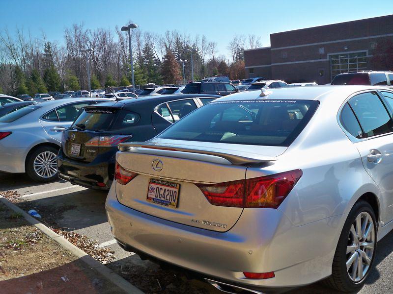 2013 lexus gs350 spoiler - custom style