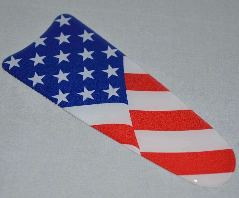 Cb intercom "american flag" dash insert decal for 2003-2007 harley ultra classic