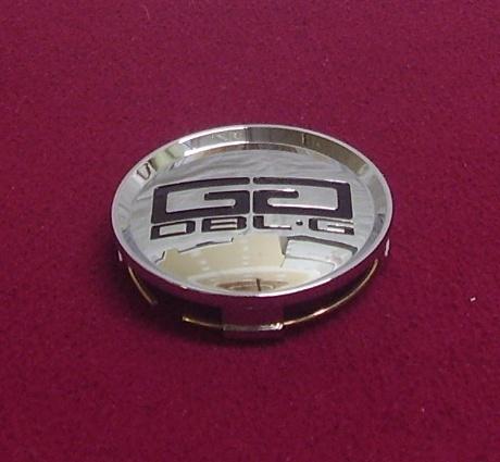 Double g wheels chrome custom wheel center cap #80312085f-2 (1) new